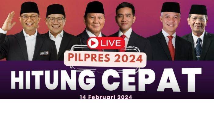 Jadwal Kegiatan Rapat Hasil Hitung Cepat Pilpres 2024: Prabowo-Gibran Unggul dari Anies-Muhaimin dan Ganjar-Mahfud di Jakarta